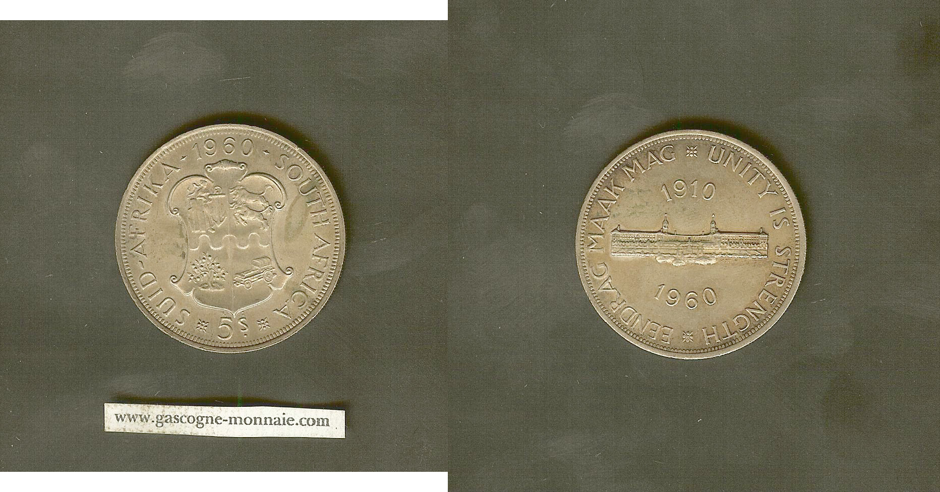 South Africa 5 shillings 1960 gEF
